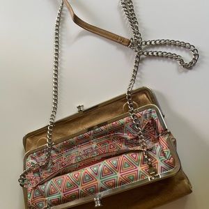 HOBO clutch and wallet